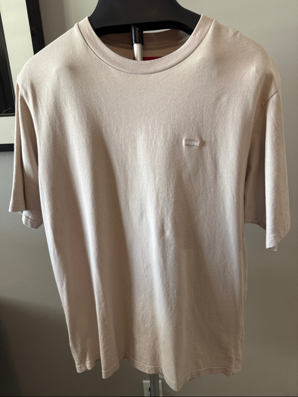 JAPAN Supreme Sandstone Box-Logo Crewneck Shirt